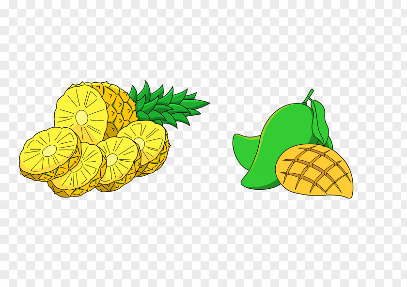 Pineapple Fruit Food Mango PNG