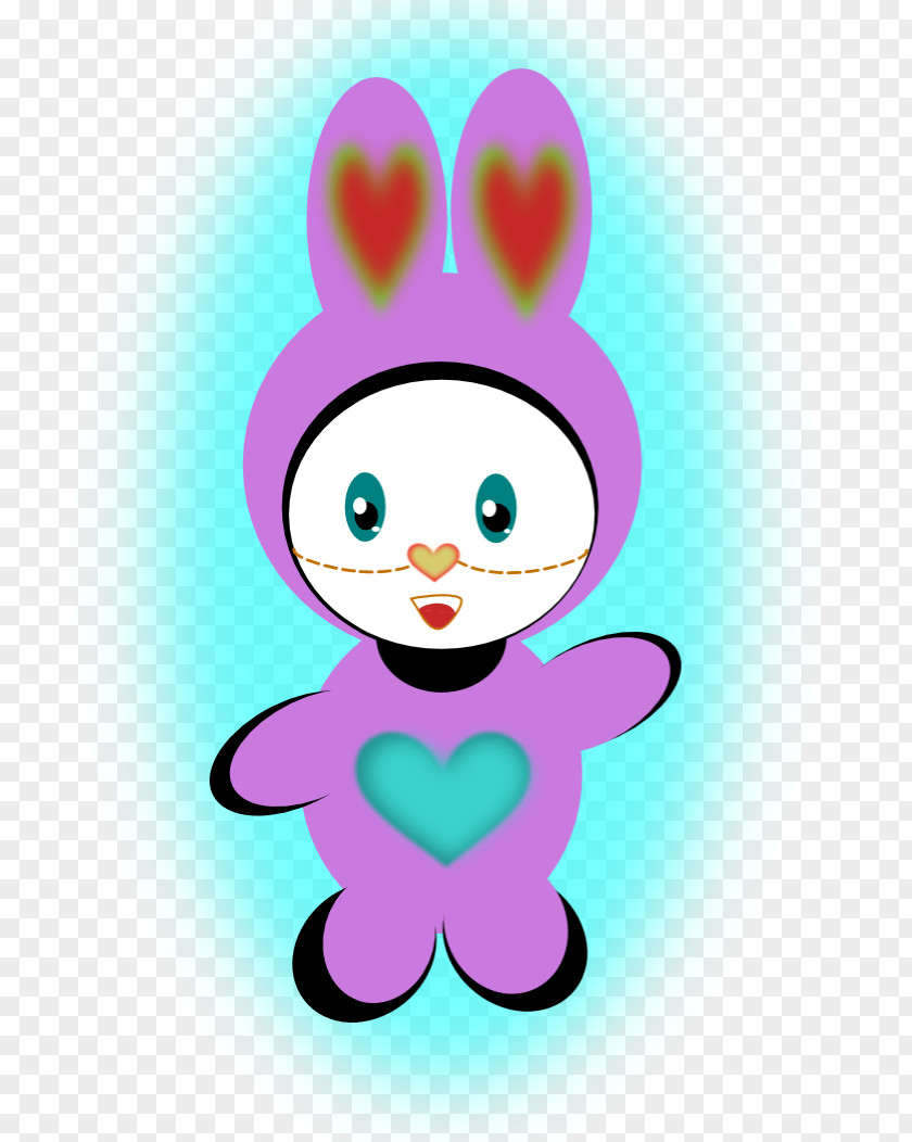 Rabbit Easter Bunny Inkscape Clip Art PNG