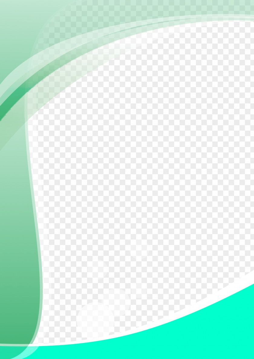 Green Technology Dream Border Material Pattern PNG