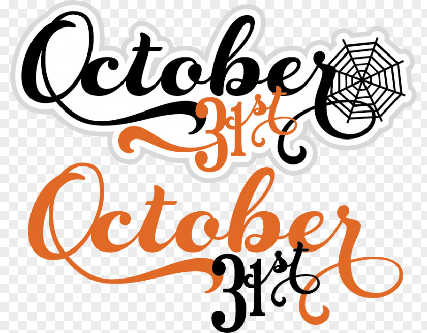 October Cliparts 31 Halloween Clip Art PNG