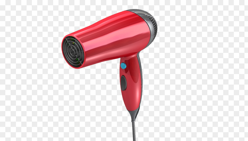 Red Hair Dryer GrabCAD STL 3D Modeling Computer-aided Design Computer Graphics PNG