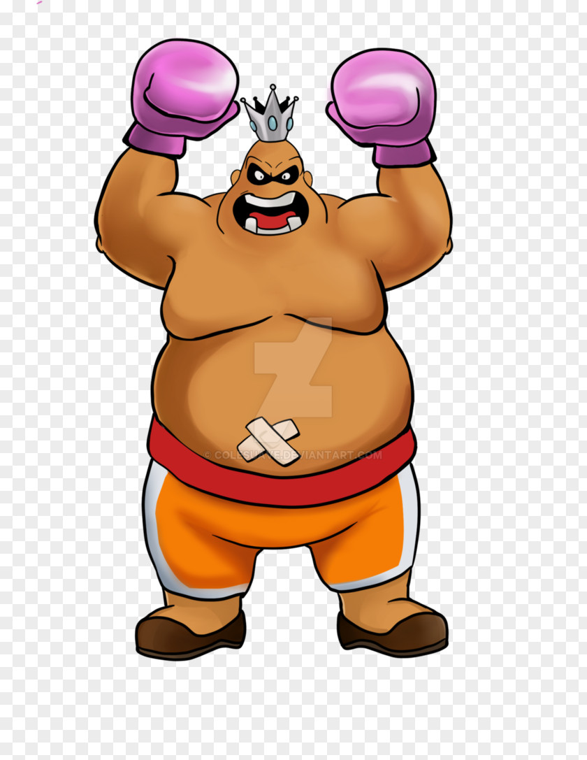 Sumo Punch-Out!! King Hippo Hippopotamus Character Drawing PNG