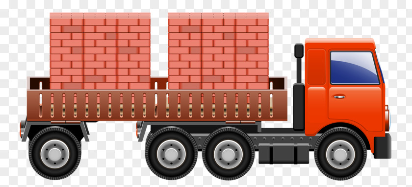 Truck Pull Bricks Car Brick PNG
