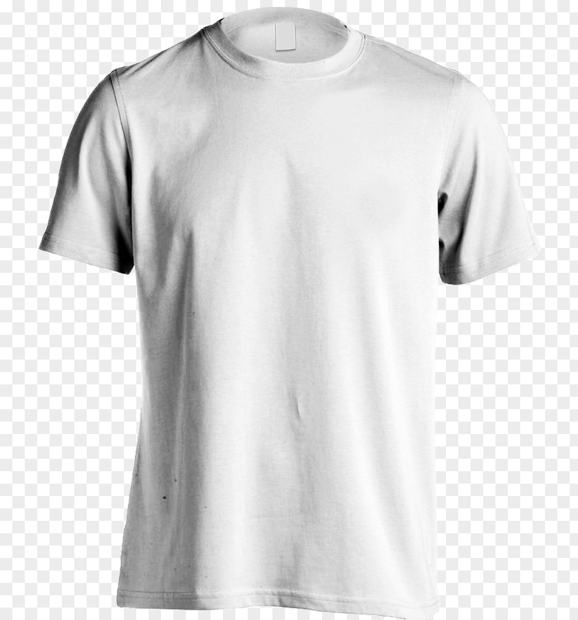 White Shirt T-shirt Hoodie Clothing Crew Neck PNG