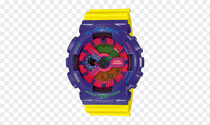 Casio Watches G-Shock Watch Clock Purple PNG