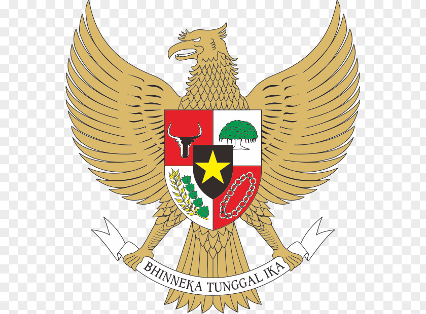 Garuda Pancasila National Emblem Of Indonesia Coat Arms PNG