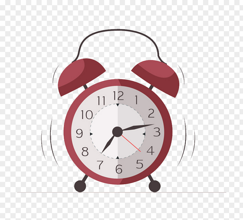 Red Alarm Clock Stock Photography Clip Art PNG