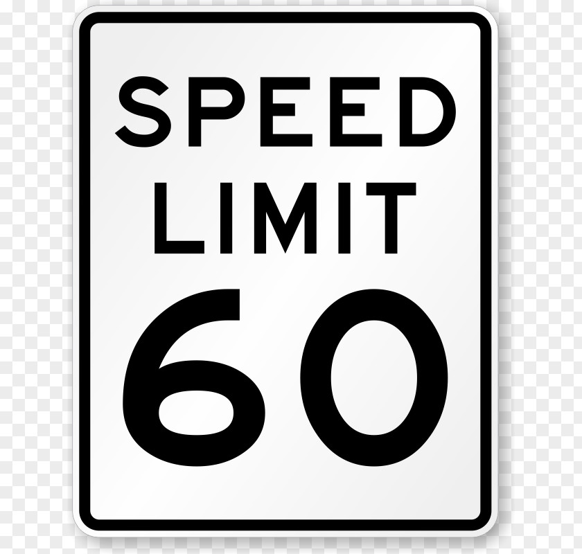 Speed Limit Sign Traffic Road Manual On Uniform Control Devices PNG