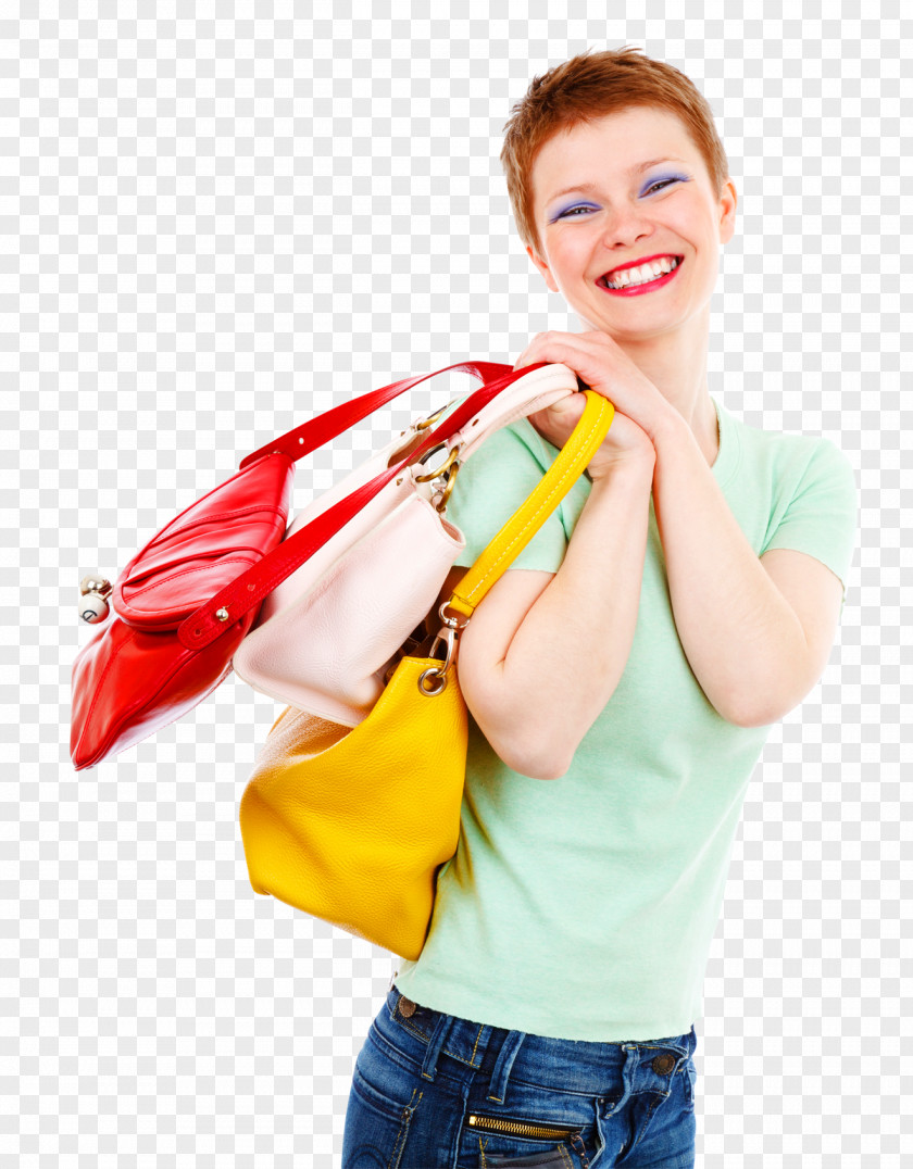 Fashion Woman Holding Handbags Handbag Tote Bag Messenger PNG