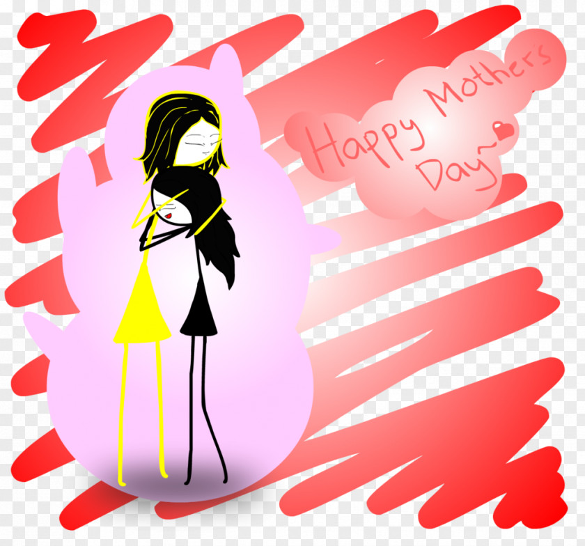 HAPPY MOTHERS DAY Graphic Design Cartoon PNG