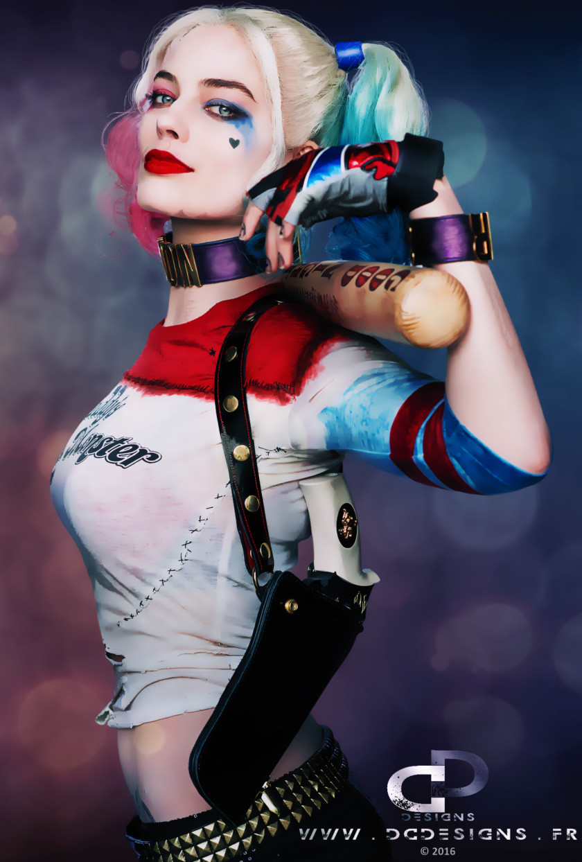 Harley Quinn Margot Robbie Joker Suicide Squad Film PNG