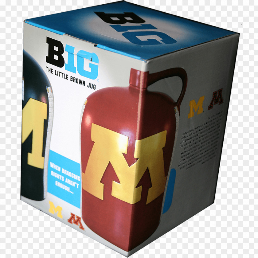 Brown Box Little Jug Trophy University Of Michigan Plastic PNG