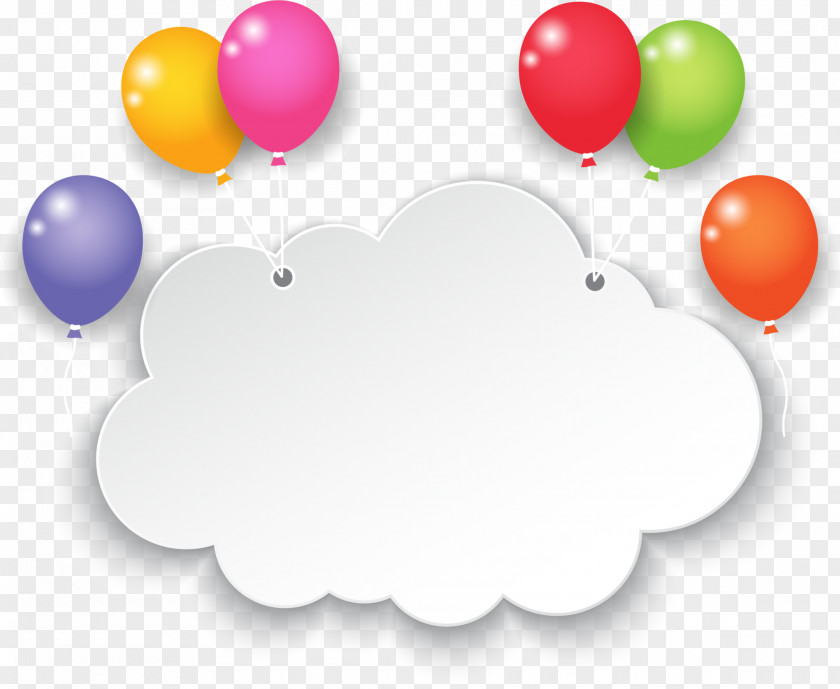 Colorful Balloon Clouds Cloud Sky PNG