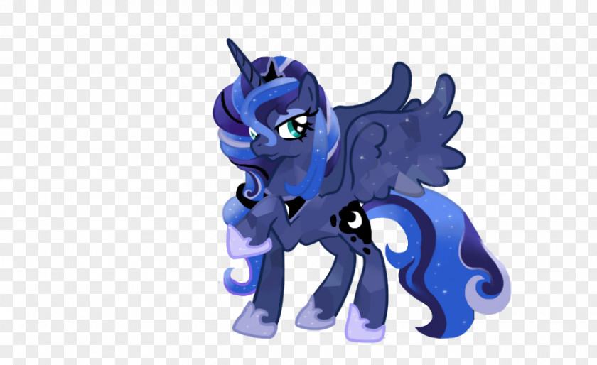 Pony Princess Luna Crystal Digital Art PNG