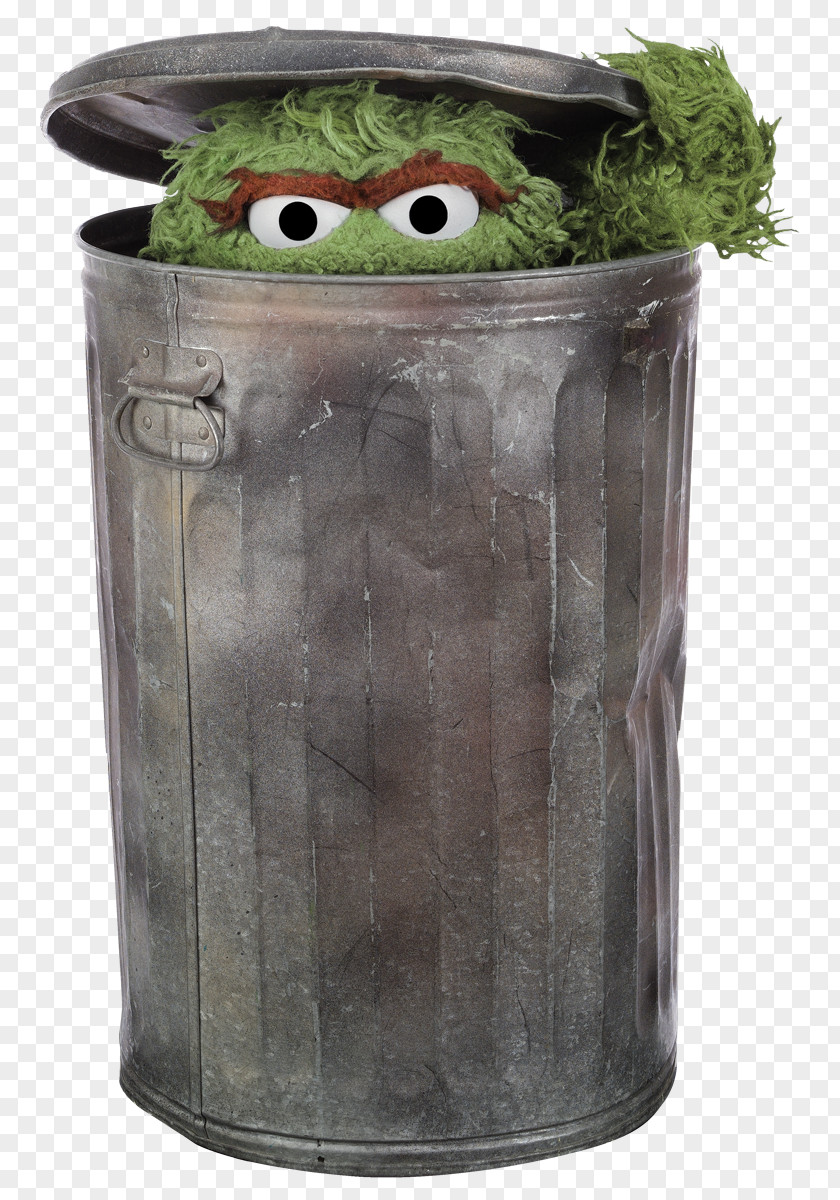 Sesame Oscar The Grouch Rubbish Bins & Waste Paper Baskets Grouches PNG