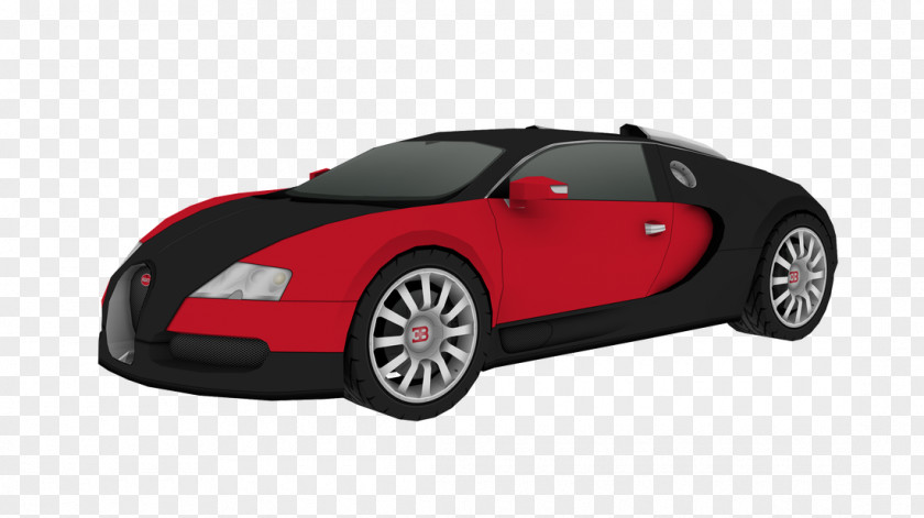 Bugatti Car Paper Model Pagani Zonda PNG