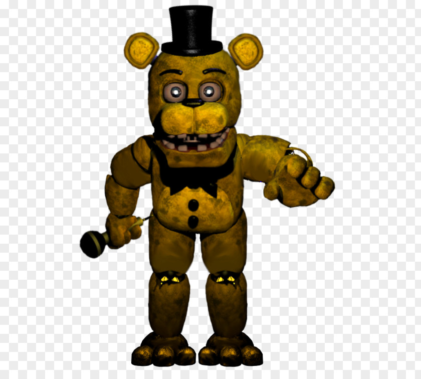 Golden Freddy Five Nights At Freddy's 2 4 3 Fazbear's Pizzeria Simulator PNG