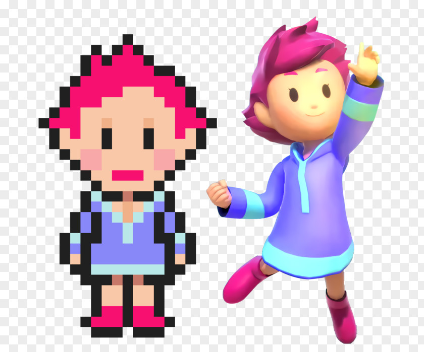 Mother 3 Lucas Kumatora Super Smash Bros. Ultimate Ness PNG