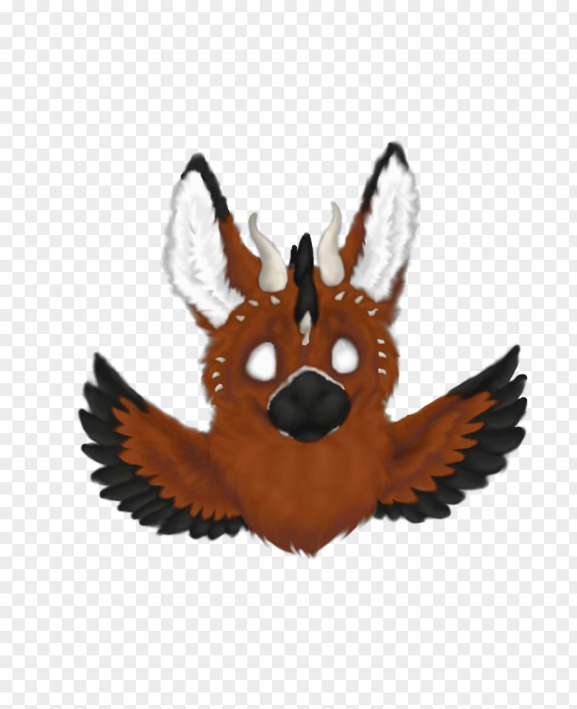 Furry Art Badge Red Fox Snout Tail PNG