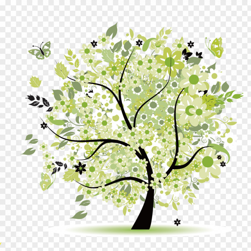 Lush Life Tree Spring Clip Art PNG