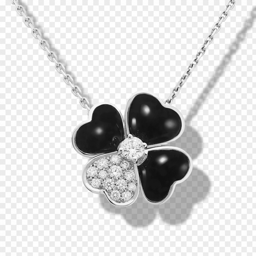 Necklace Onyx Locket Van Cleef & Arpels Jewellery PNG