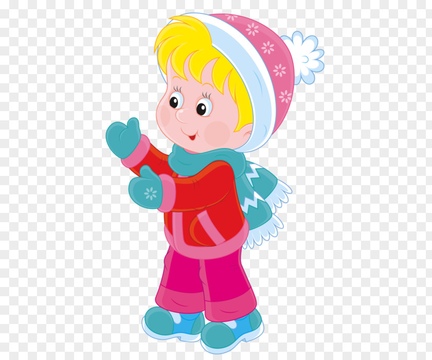 Child Drawing Winter Clip Art PNG