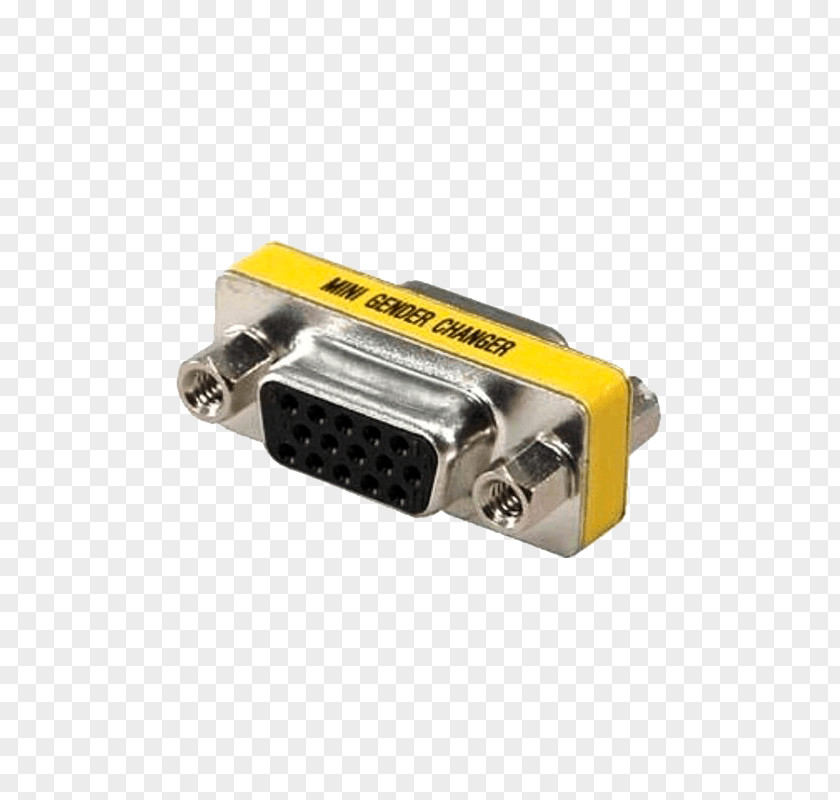 Conexao Vga D-subminiature Gender Changer VGA Connector Adapter Electrical PNG