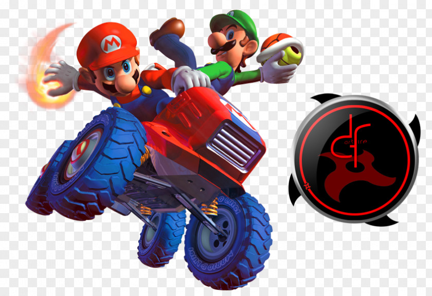 Mario Bros Kart: Double Dash Bros. Luigi GameCube PNG