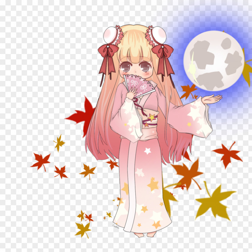 Mid Autumn Moon Cartoon Clip Art PNG