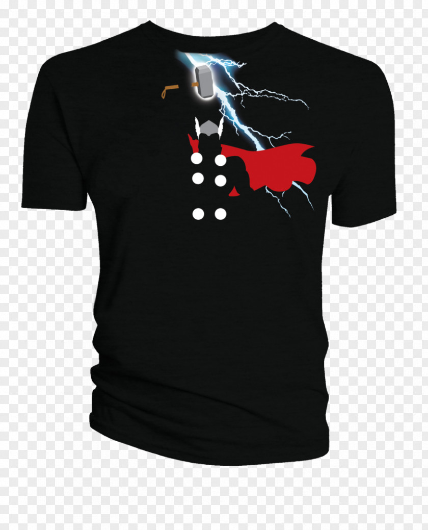 Thor Lightning Printed T-shirt Clothing Batman PNG