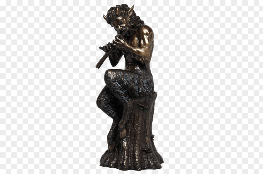 Flute Bronze Sculpture Nymphs And Satyr Classical Pan PNG