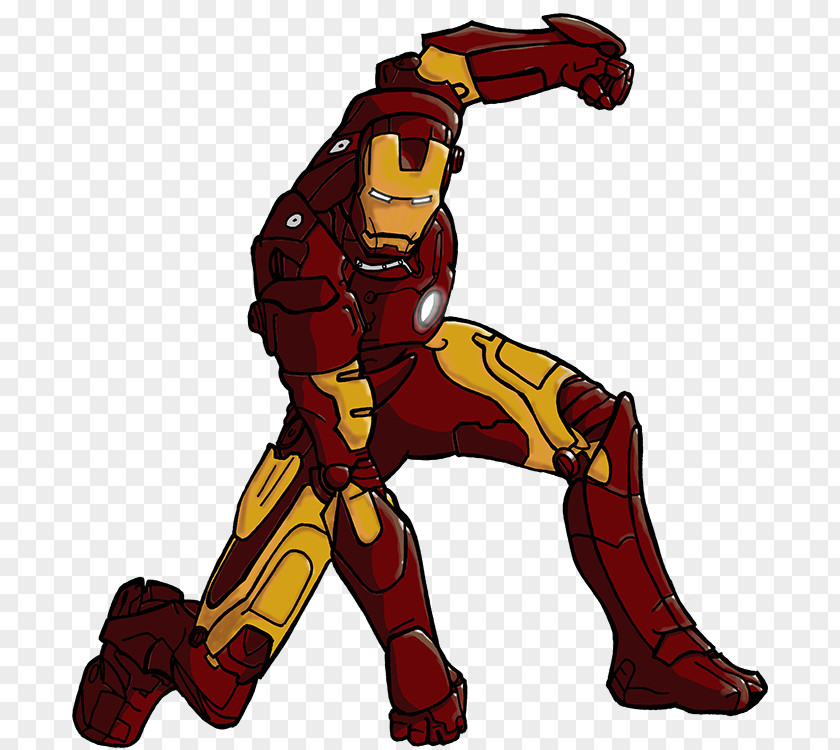 Ironman Iron Man War Machine Superhero Drawing Color PNG