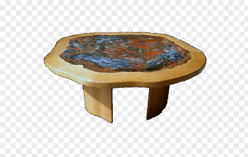 Table Coffee Tables Fossil Wood Furniture Tree PNG