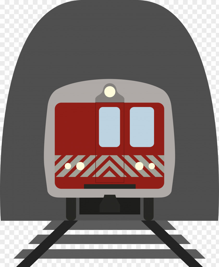 The Subway In Tunnel Rapid Transit Train Euclidean Vector PNG