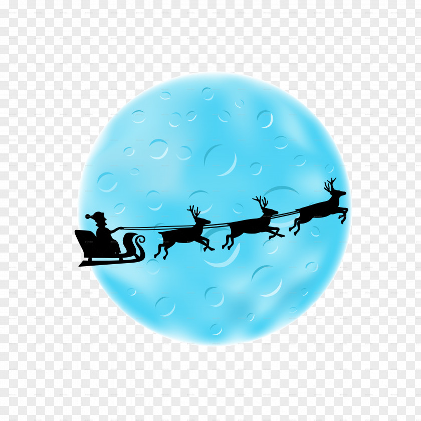 Blue Flyer Santa Claus NORAD Tracks Reindeer Flight Flying PNG