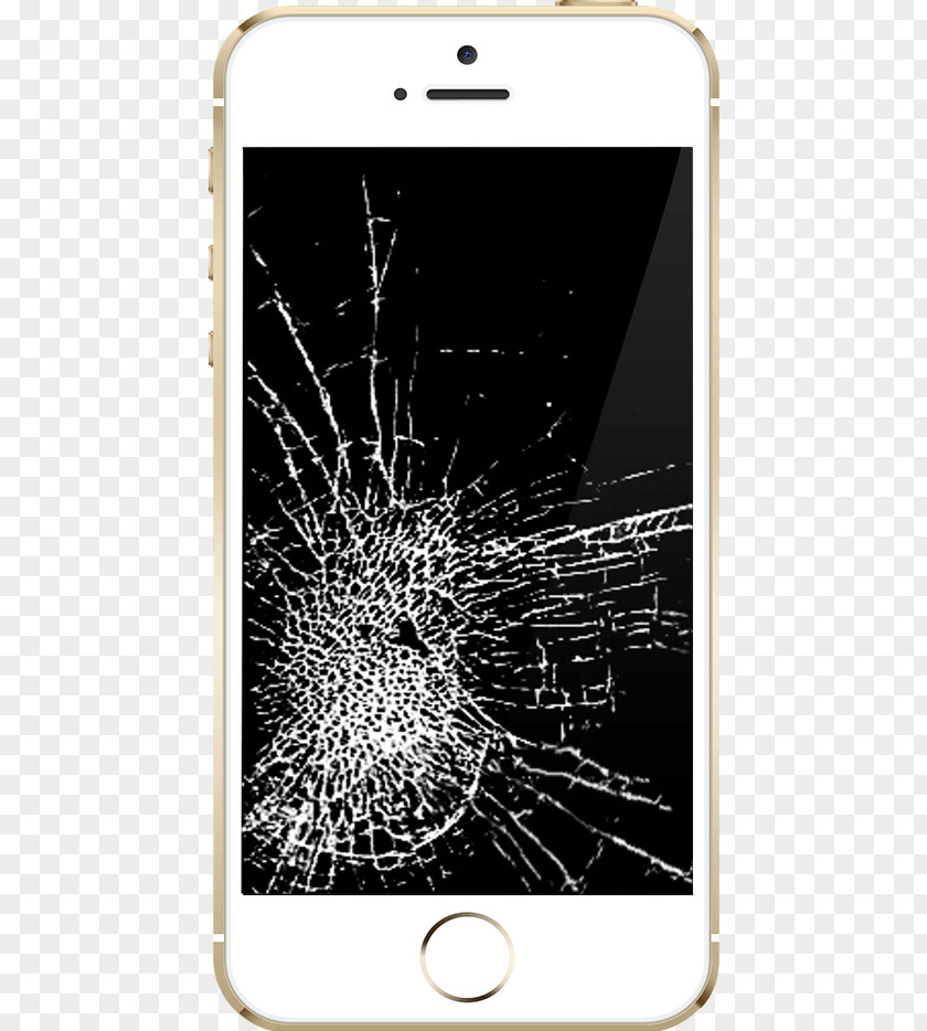 Broken Ipad IPhone 5 Computer Apple Smartphone Touchscreen PNG