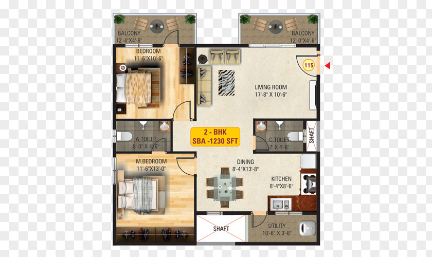 Design Floor Plan PNG