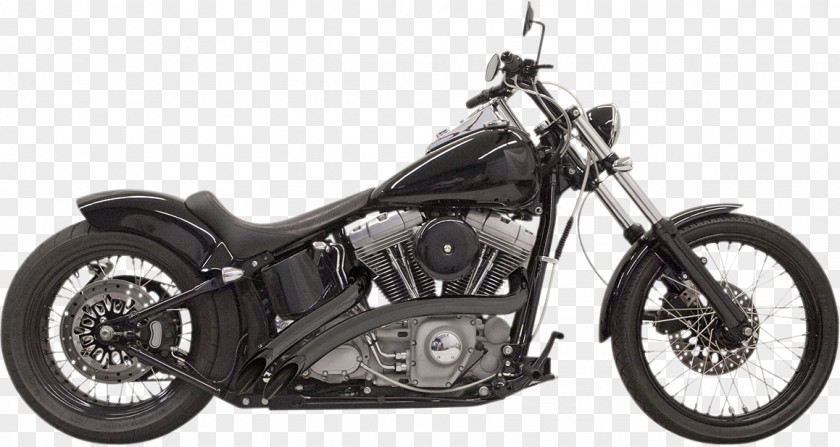 Fatboy Slim Exhaust System Softail Harley-Davidson Super Glide Motorcycle PNG