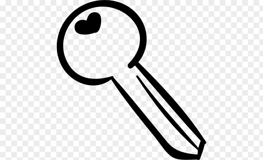 Heart Key PNG