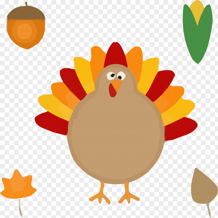 Rooster Thanksgiving Turkey PNG