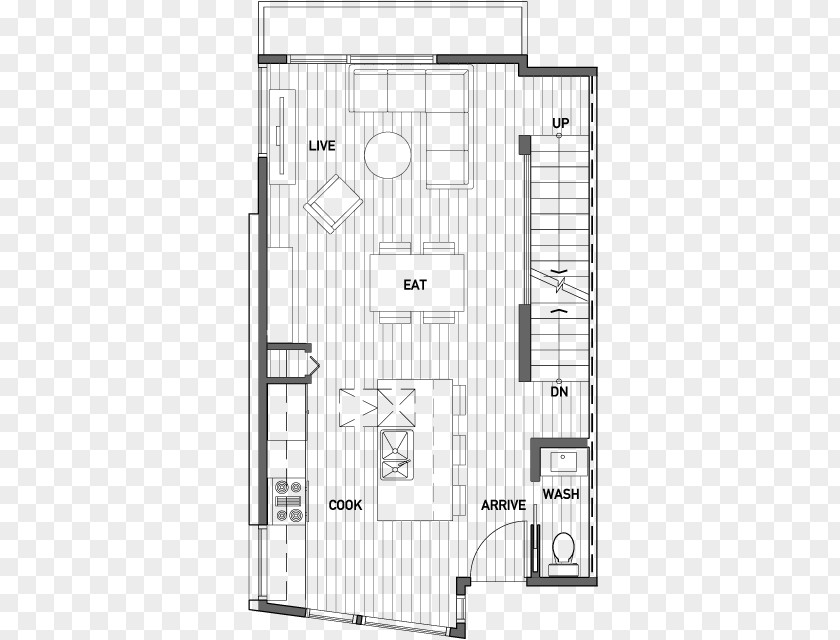 Western Town Floor Plan Architecture Furniture PNG