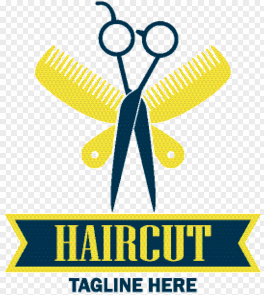Yellow Head Hair Logo PNG