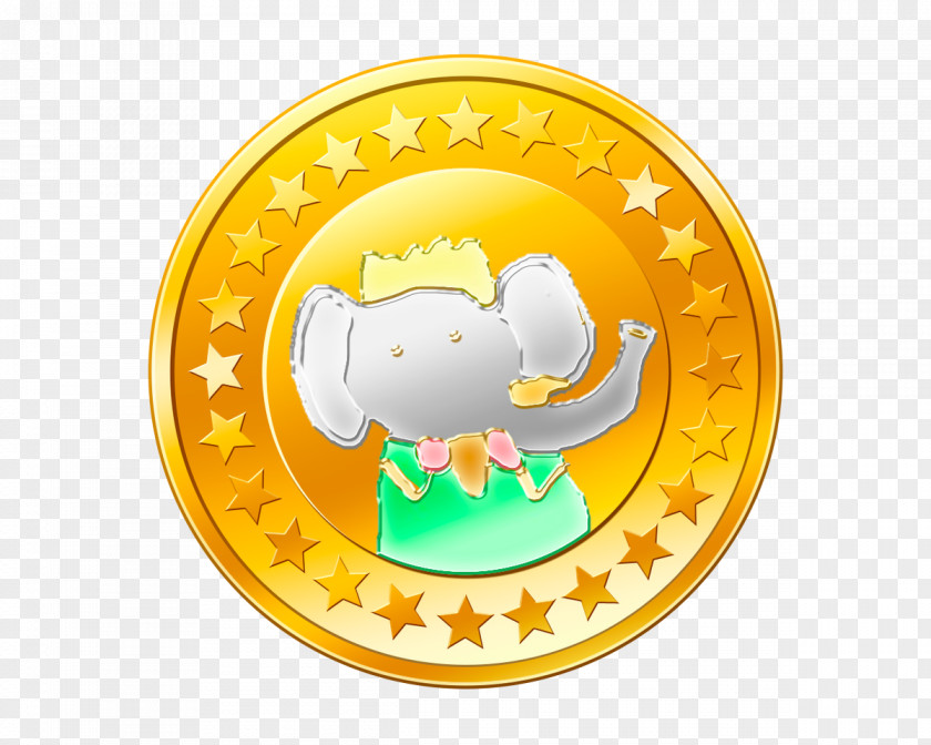 Coin Gold Silver Initial Offering PNG