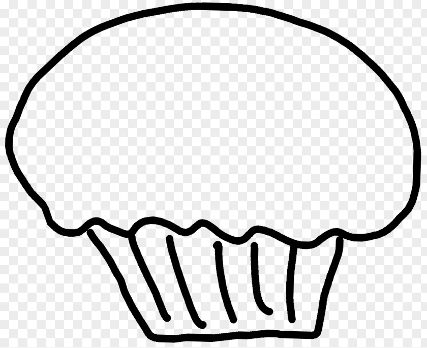 Cupcake Black And White Muffin Sprinkles Clip Art PNG