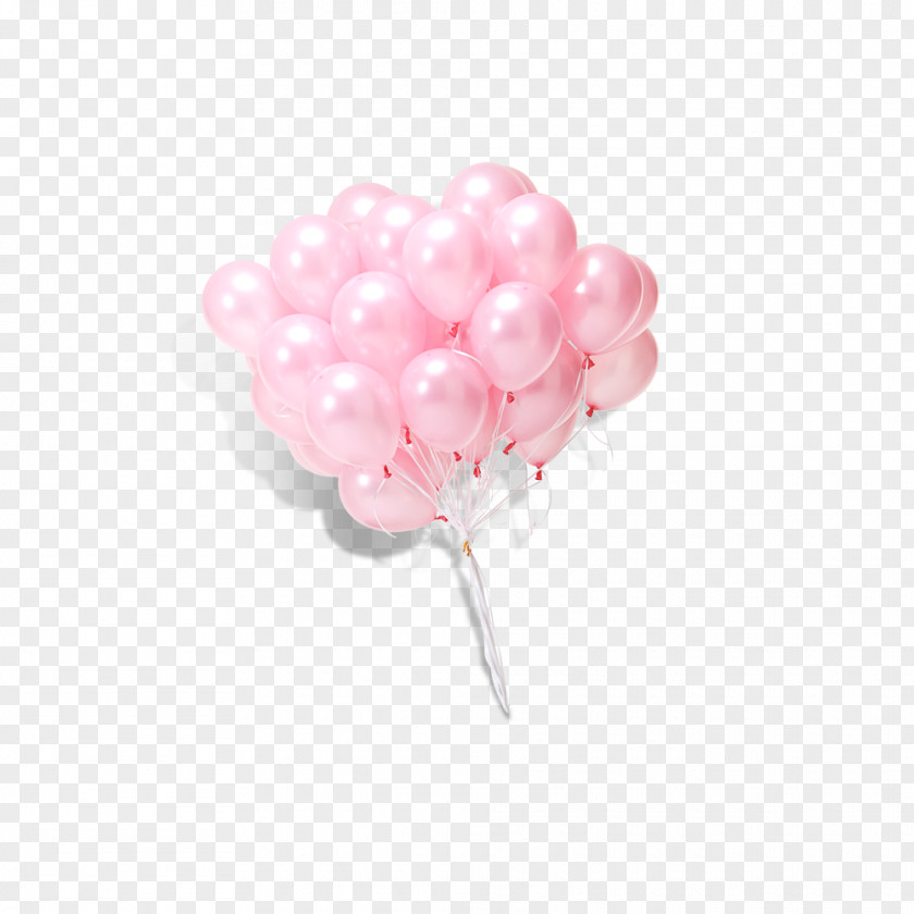 Floating Balloon Pink Designer PNG