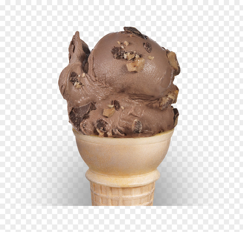 Choco Crunch Chocolate Ice Cream Gelato Cones PNG