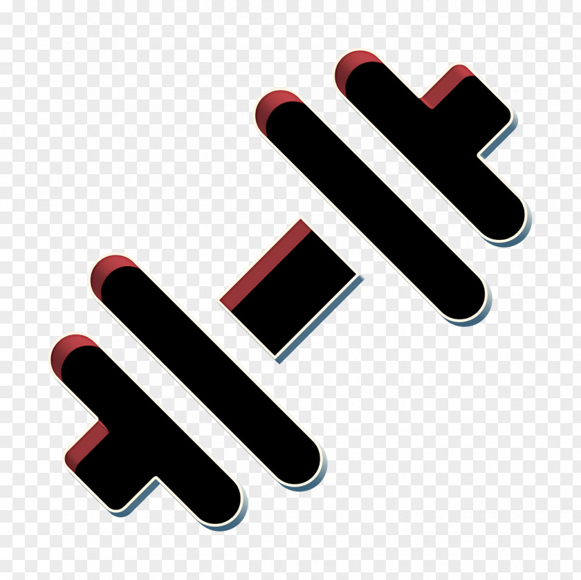Gym Icon Dumbbell Hotel Service PNG
