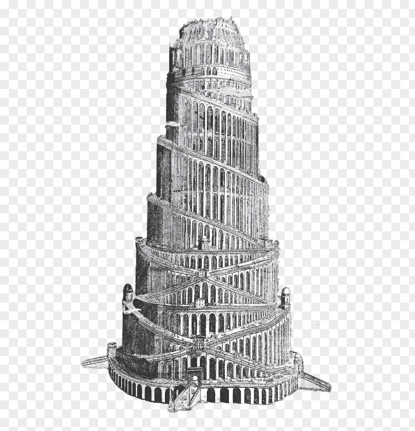 Tower Of Babel Middle Ages 18th Century Translation PNG