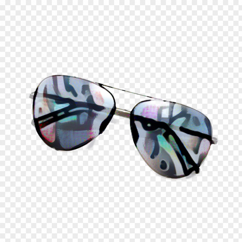 Transparent Material Glass Cartoon Sunglasses PNG