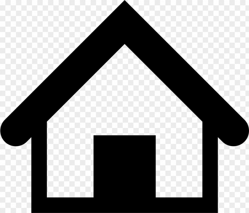 Blackandwhite Signage House Logo PNG